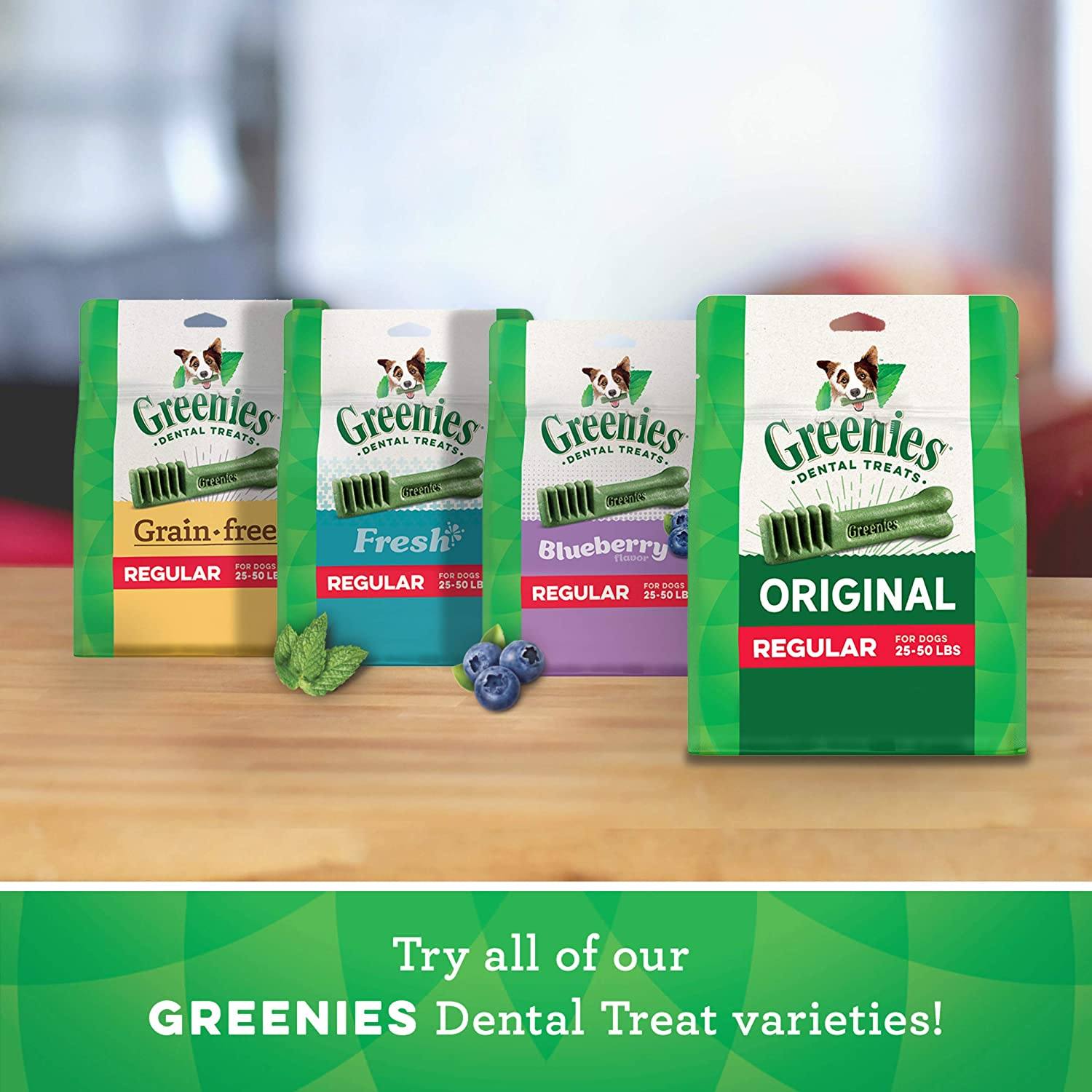 Greenies Aging Care Regular Tub Treat Pack Dental Dog Treats - 27 oz  