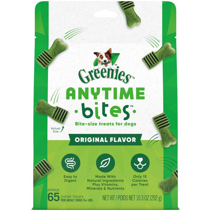 Greenies Anytime Bites Original Dental Dog Treats - 10.3 oz