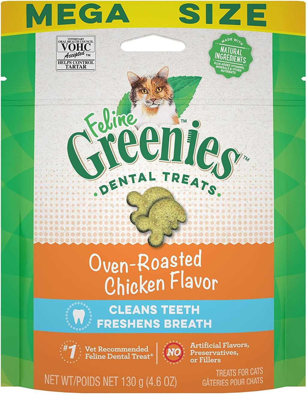 Greenies Feline Chicken Dental Cat Treats - 4.6 oz  