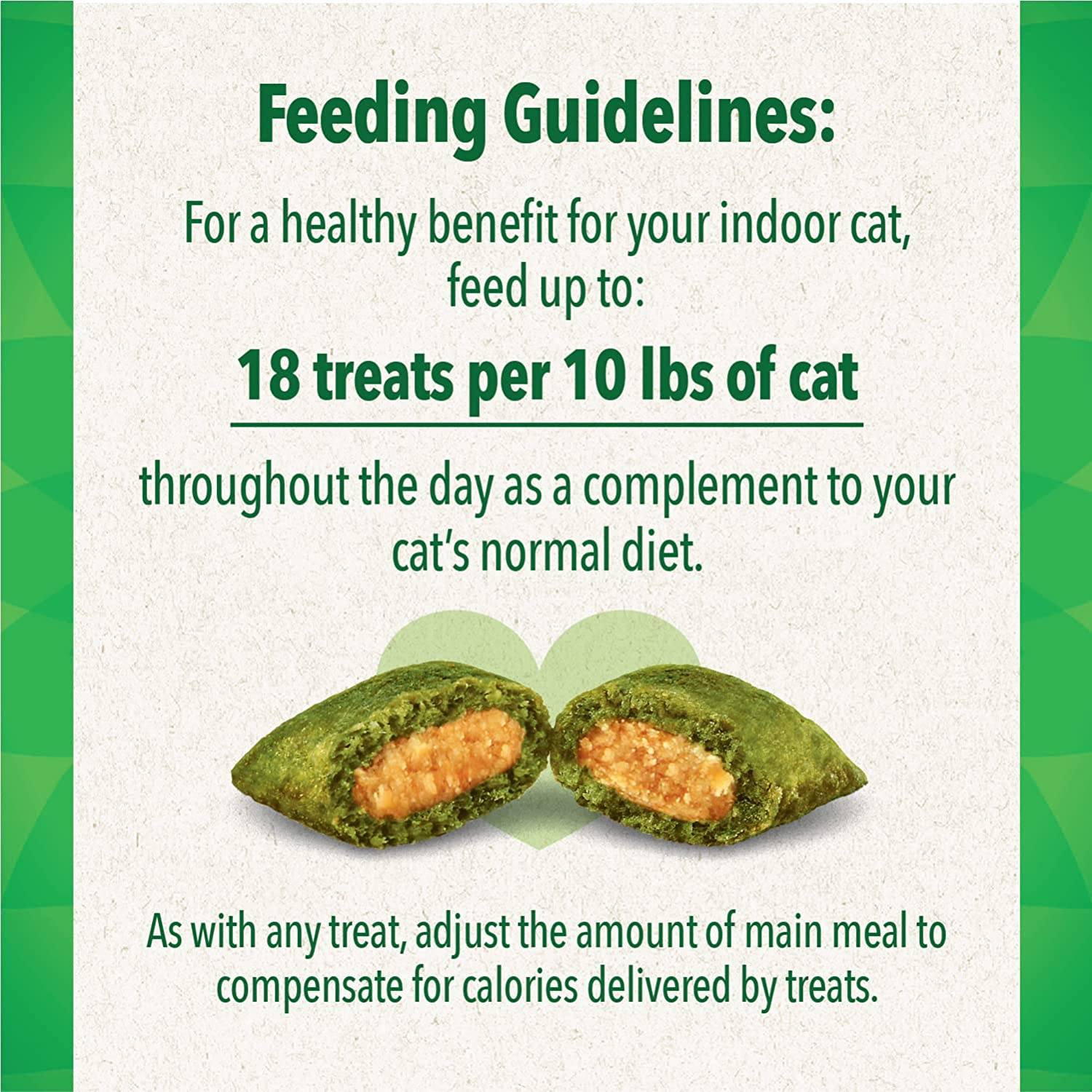 Greenies Feline SmartBites Hairball Control Chicken Dental Cat Treats - 16 oz  