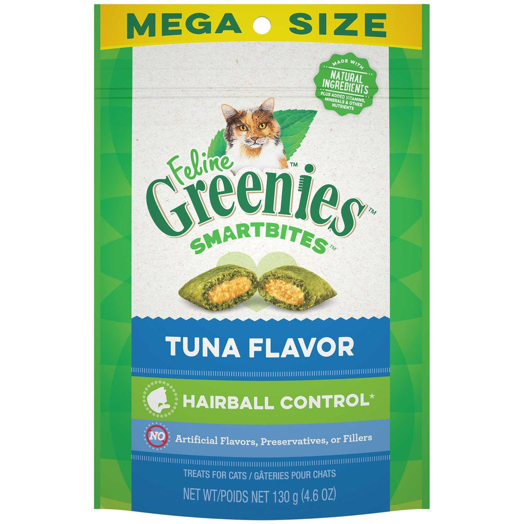 Greenies Feline SmartBites Indoor Healthy Tuna Dental Cat Treats - 4.6 oz  