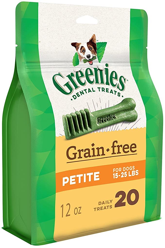 Greenies Grain Free Petite Treat Pack Dental Dog Treats - 12 oz