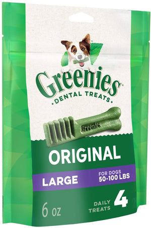 Greenies Large Mini Treat Pack Dental Dog Treats - 6 oz - 4 Count