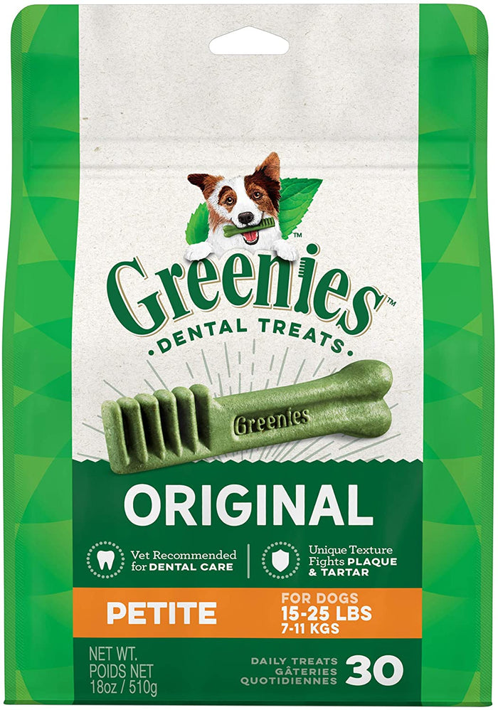 Greenies Petite Mega Treat Pack Dental Dog Treats - 18 oz - 30 Count