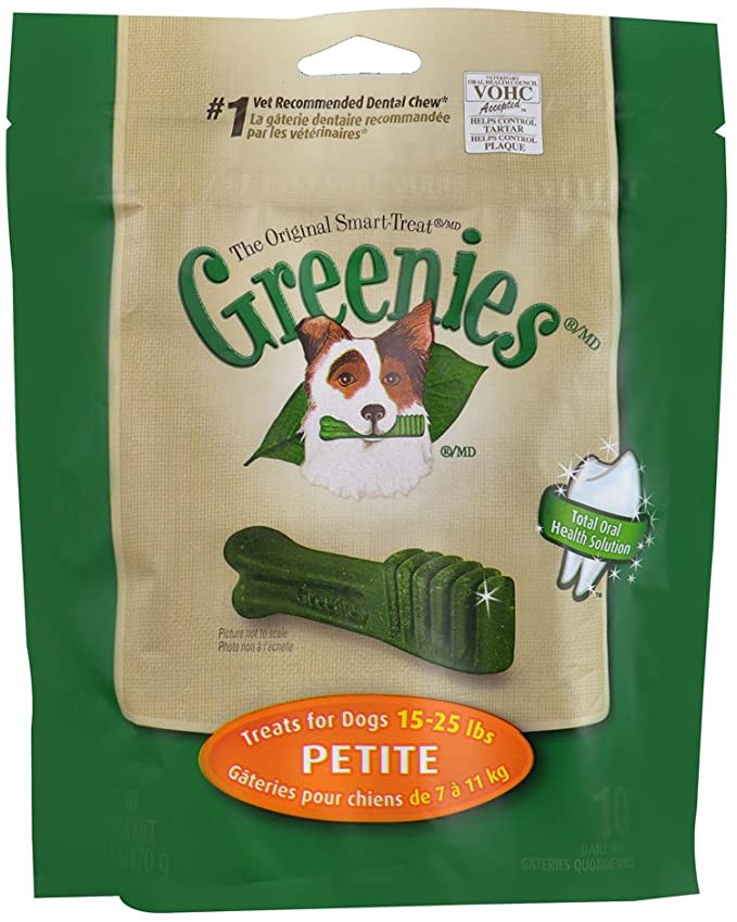 Greenies Petite Mini Treat Pack Dental Dog Treats - 6 oz - 10 Count