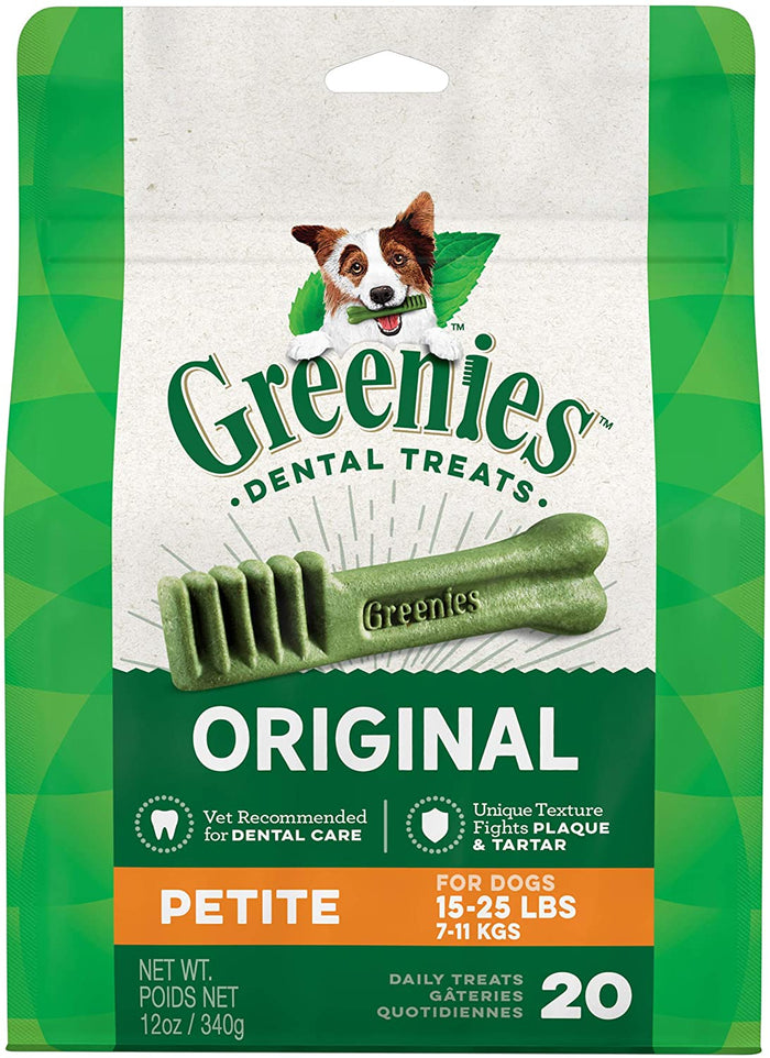 Greenies Petite Treat Pack Dental Dog Treats - 12 oz - 20 Count