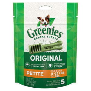 Greenies Petite Value Tub Treat Pack Dental Dog Treats - 54 oz