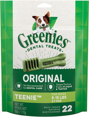 Greenies Teenie Mini Treat Pack Dental Dog Treats - 6 oz - 22 Count