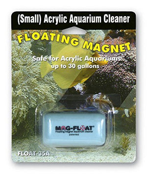 Gulfstream Tropical Mag-Float Floating Acrylic Aquarium Cleaner - Small
