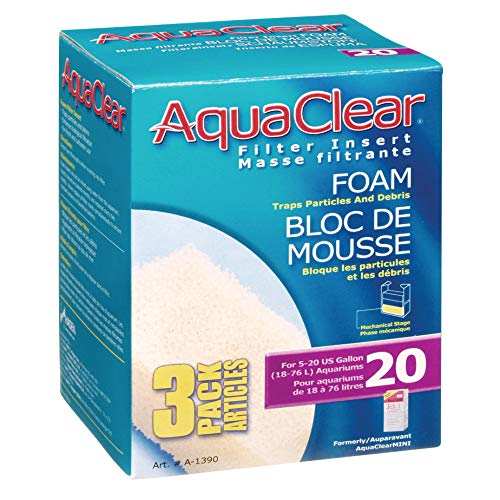 Hagen Foam Filter Insert for AquaClear 20/Mini - 3 pk  