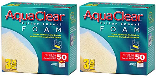 Hagen Foam Filter Insert for AquaClear 50/200 - 3 pk  
