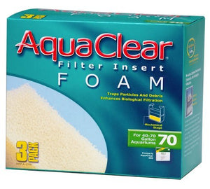 Hagen Foam Filter Insert for AquaClear 70/300 - 3 pk