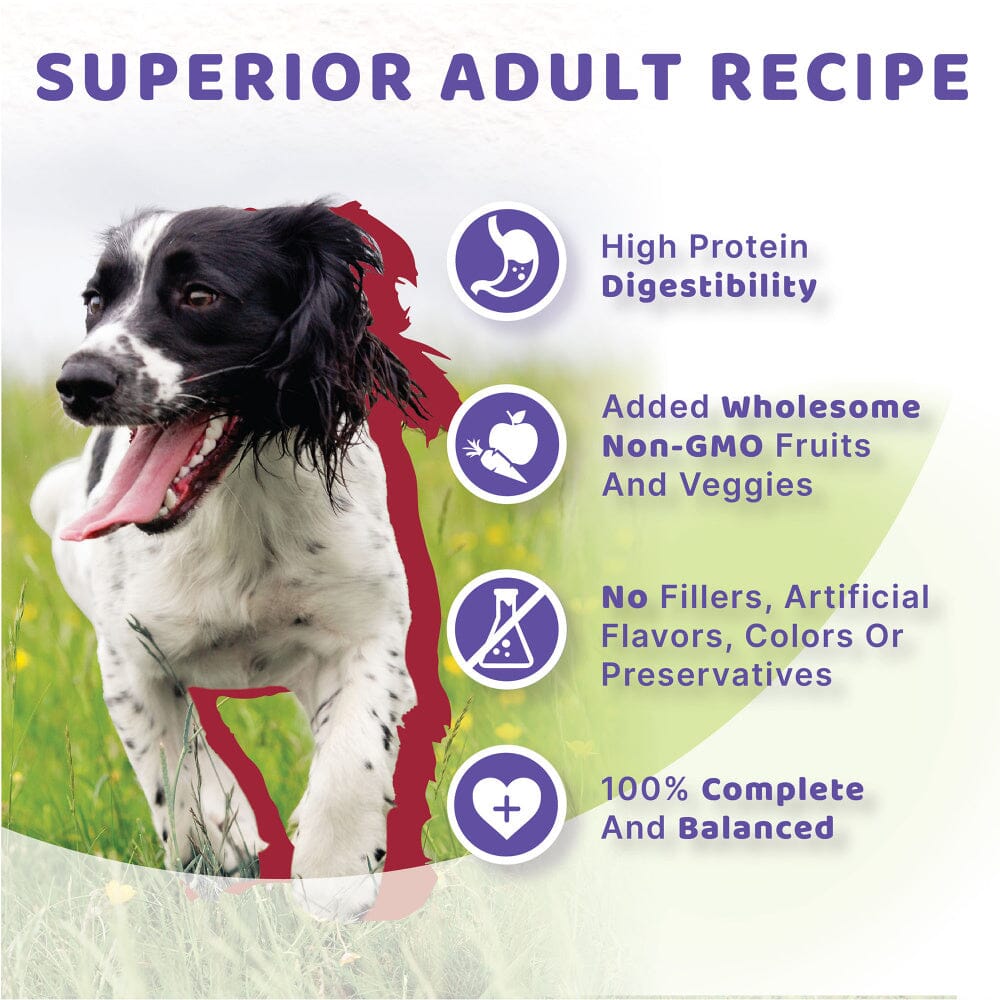 Halo Halo Adult Dog Holistic Beef & Beef Liver Recipe Dog Food  