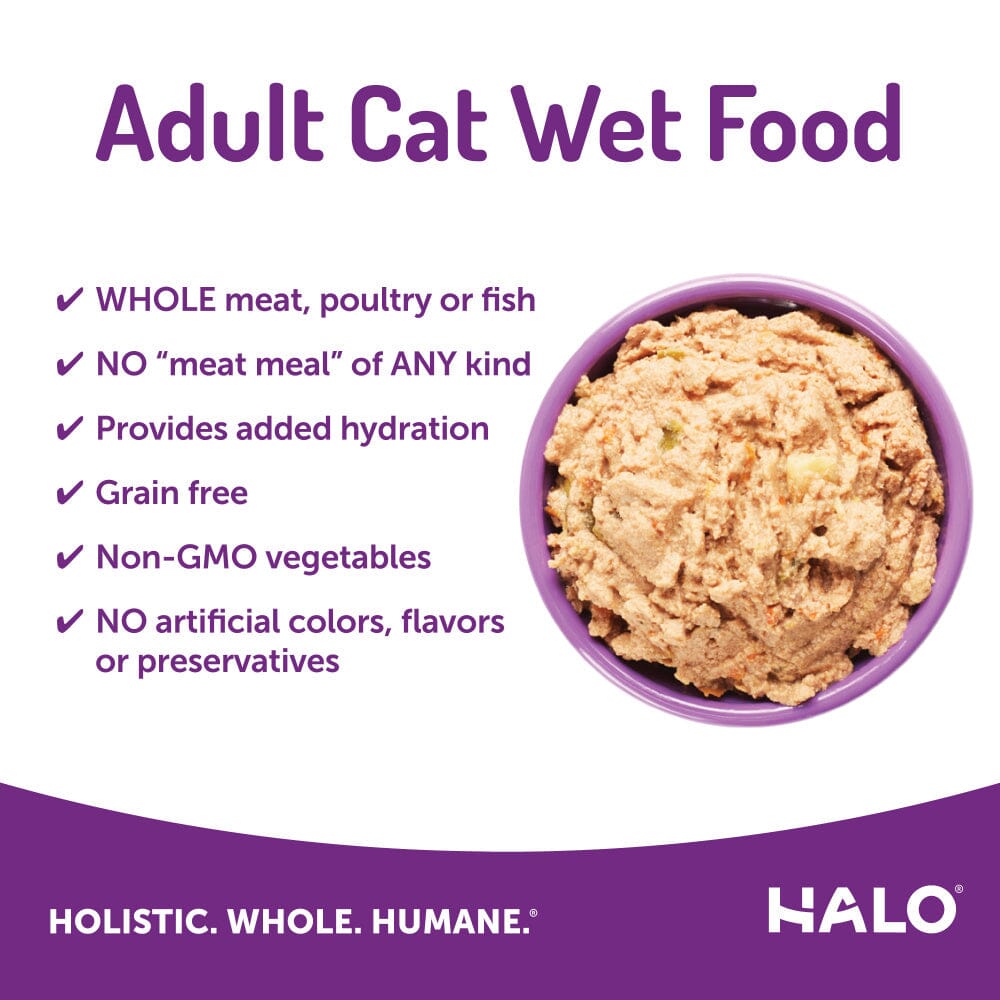 Halo Holistic Grain Free Adult Lamb Stew Canned Cat Food  