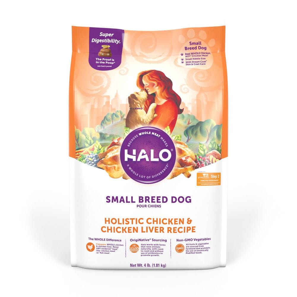 Halo Holistic Cage-Free Chicken & Brown Rice Small Breed Dog Food  