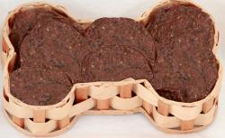 Happy Howie's 4" Beef Burgers Natural Dog Chews - 60 ct Case - Case of 1  