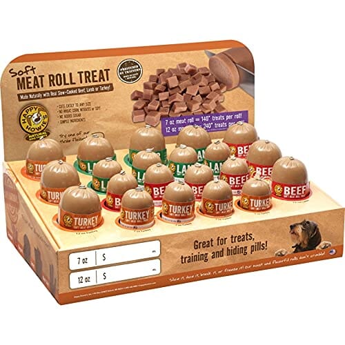 Happy Howie's Soft Treat Roll Display Soft and Chewy Natural Dog Chews  