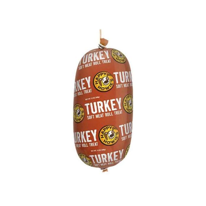 Happy Howie's Soft Turkey Roll Treat Soft and Chewy Natural Dog Chews - 12 Oz