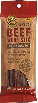 Happy Howie's Woof Stix Dog Jerky Treats - 6 Inch - 4 Pack  