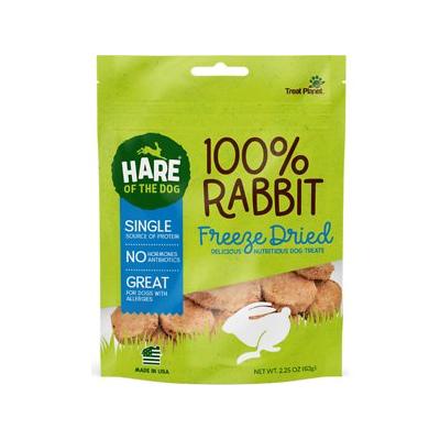 Hare of the Dog 100% Rabbit Freeze-Dried Treat - 2.25 Oz  