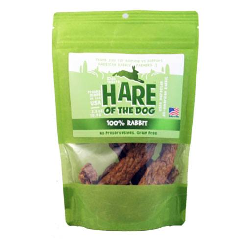 Hare of the Dog 100% Rabbit Jerky Dog Treats - 3.5 Oz  