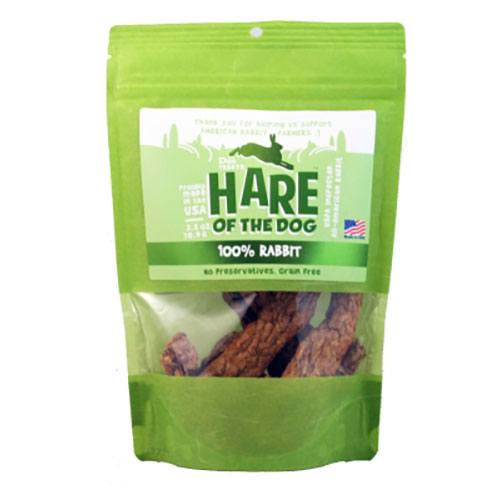 Hare of the Dog 100% Rabbit Jerky Dog Treats - 3.5 Oz