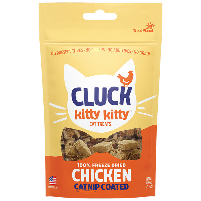 Hare of the Dog Cat CLUCK 100% Chicken Freeze-Dried - .75Oz