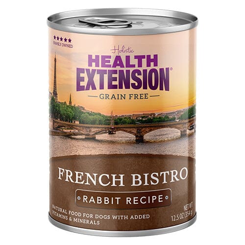 Health Extension French Bistro Rabbit Recipe Canned Dog Food  