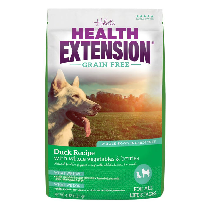 Health Extension Grain Free Duck Recipe Dry Dog Food