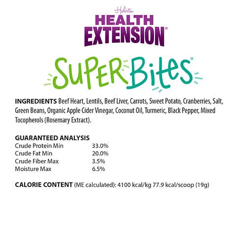 Health Extension SuperBites Freeze-Dried Meal Mixer Beef  