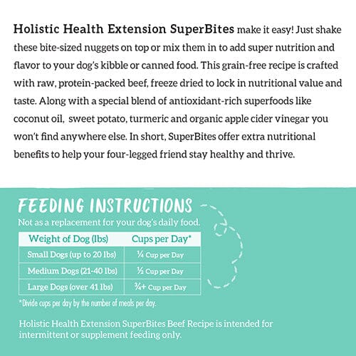 Health Extension SuperBites Freeze-Dried Meal Mixer Beef  