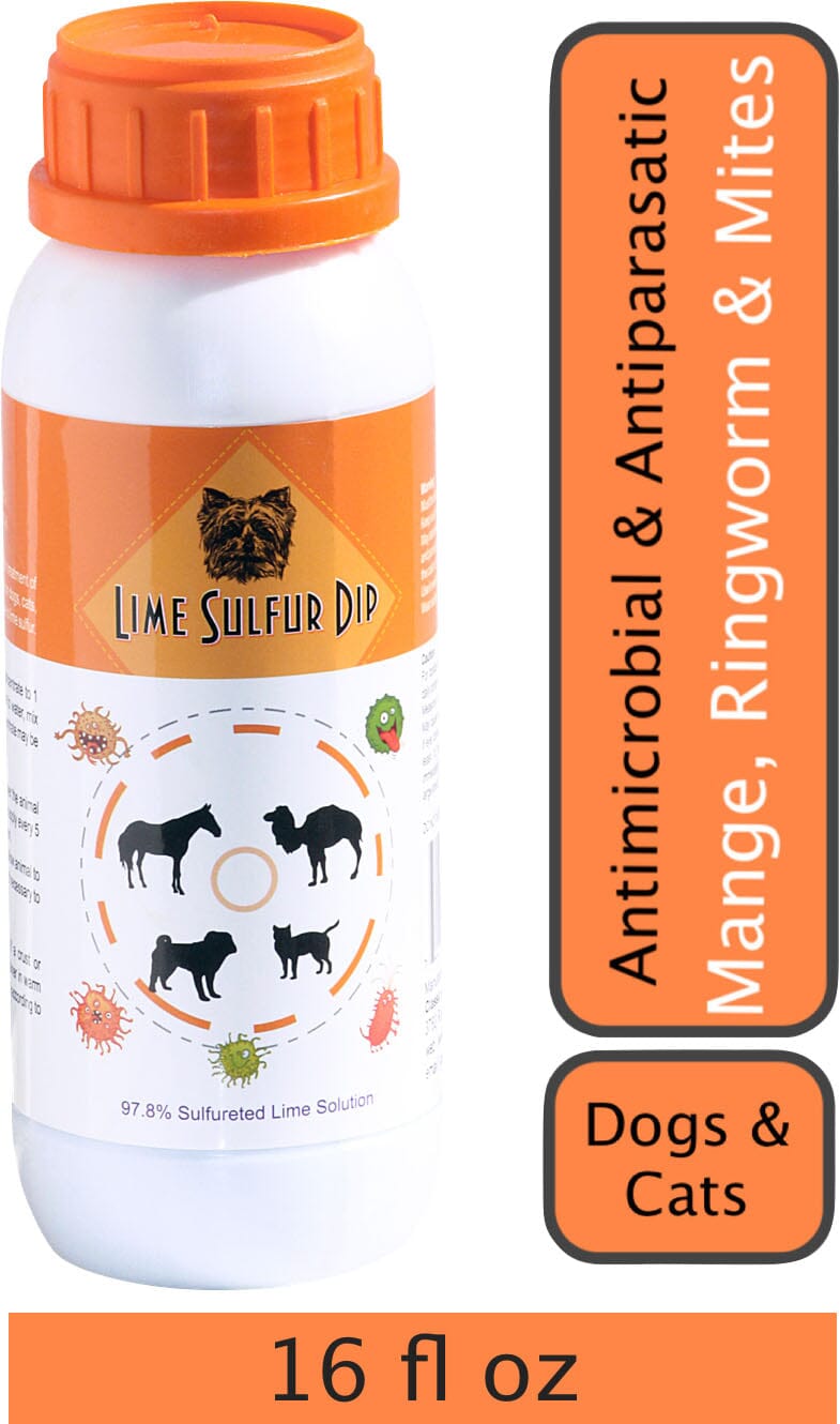 Healthy Paw Life Lime Sulfur Dip Skin Relief - 16 Oz  