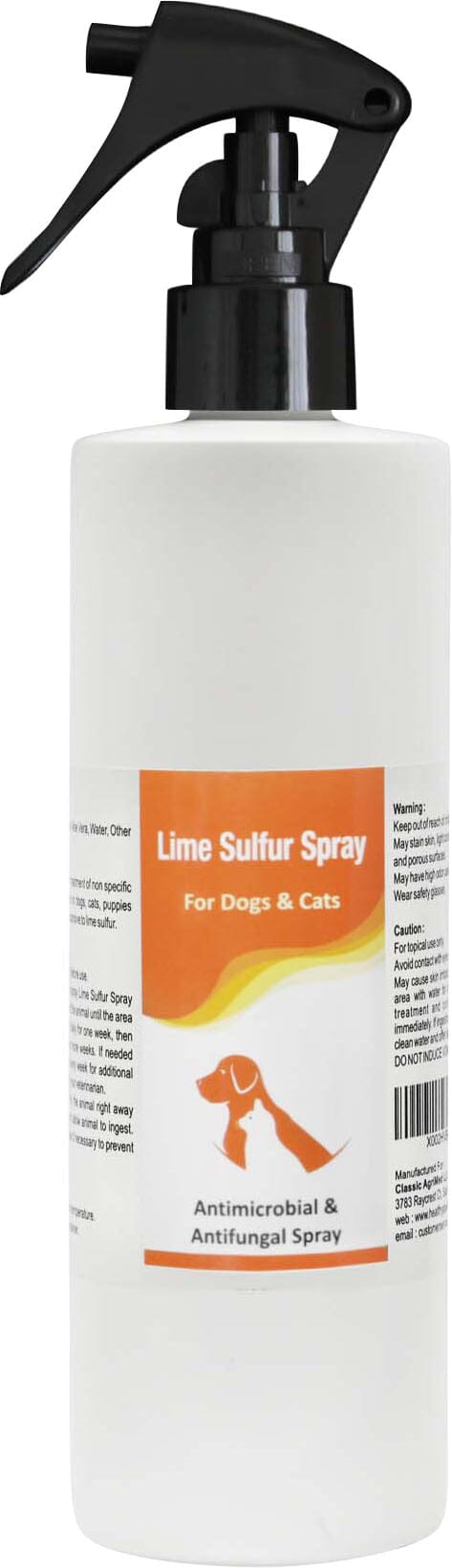 Healthy Paw Life Lime Sulfur Spray Skin Relief - 8 Oz  