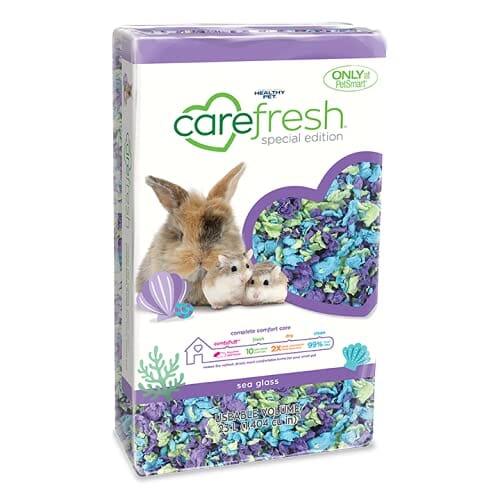 Healthy Pet Carefresh Complete Sea Glass Special Edition Paper Small Animal Bedding - 23 Ltr  