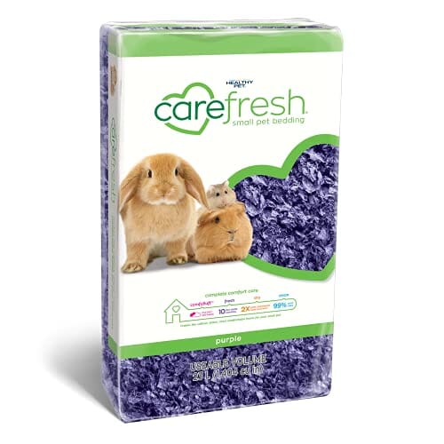 Healthy Pet Carefresh Playful Purple Paper Small Animal Bedding - 23 Ltr  