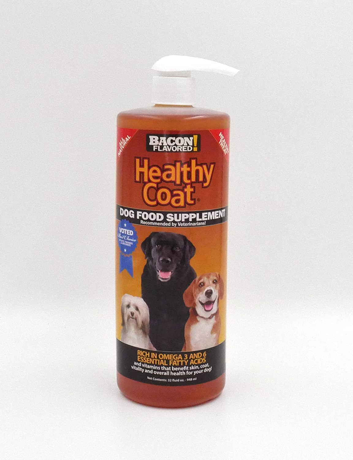 Healthycoat Dog Food Supplement - Bacon - 1 Qt  