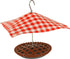 Heath Pie Wild Bird Feeder - Brown Red and White - 1.5 Lbs Cap  