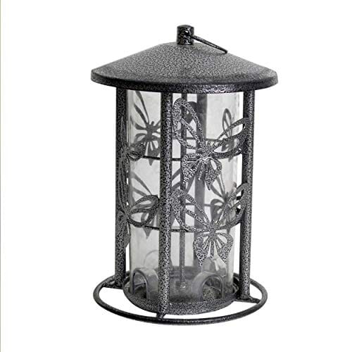 Heath The Butterfly Wild Bird Feeder - Silver - 3 Lbs Cap  