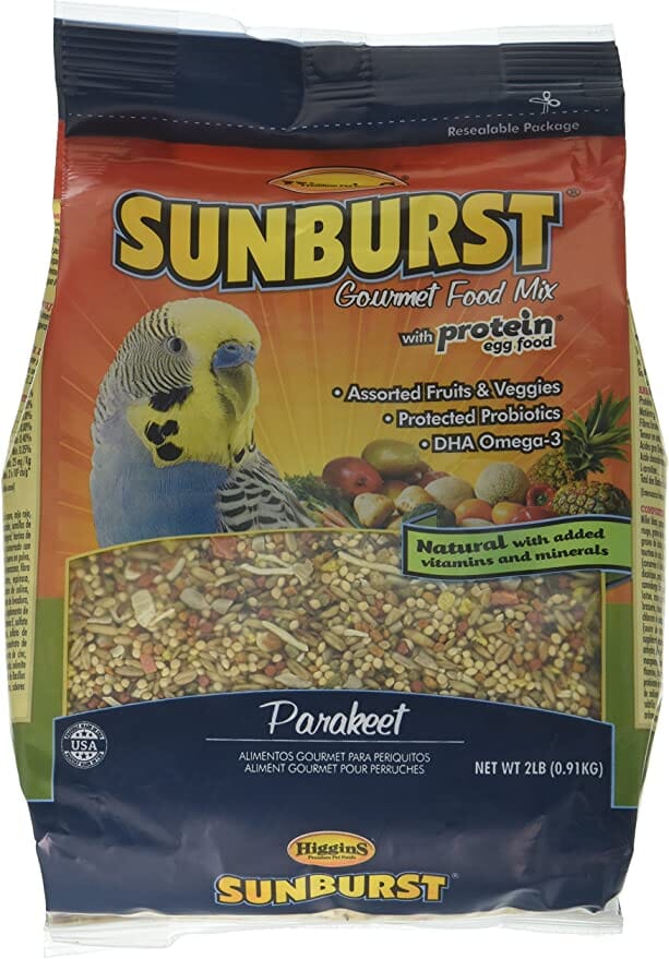 Higgins Gourmet Diets 2 Parakeet Bird Food - 2 Lbs  