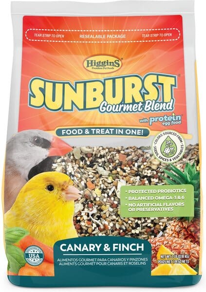 Higgins Gourmet Diets Canary and Finch Bird Food - 25 Lbs  