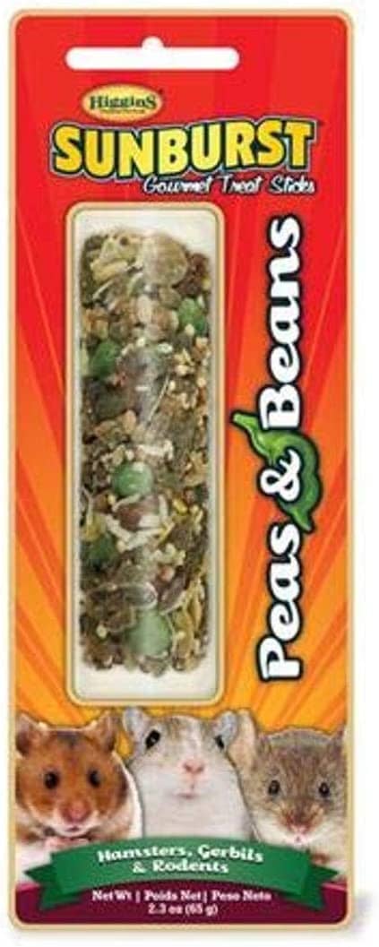 Higgins Gourmet Peas & Beans Hamster-Gerbil Small Animal Treats - 2.12 Oz  