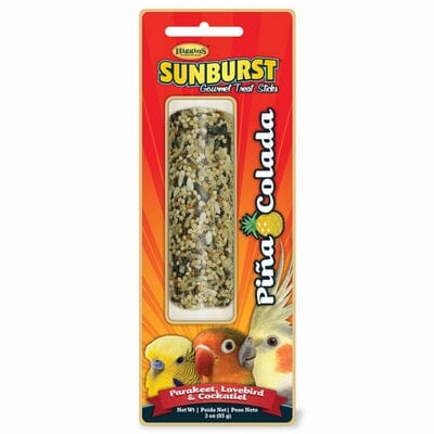 Higgins Gourmet Pina Colada Cockatiel Bird Treat Sticks - 2.26 Oz  