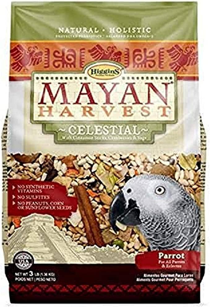 Higgins Mayan Harvest Celestial Mix Large Hookbill Bird Food - 3 Lbs  