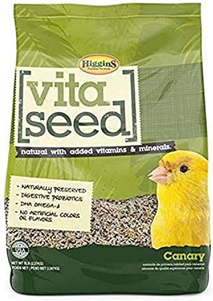 Higgins Nederlands Vita Seed Vita Canary Bird Food - 5 Lbs  