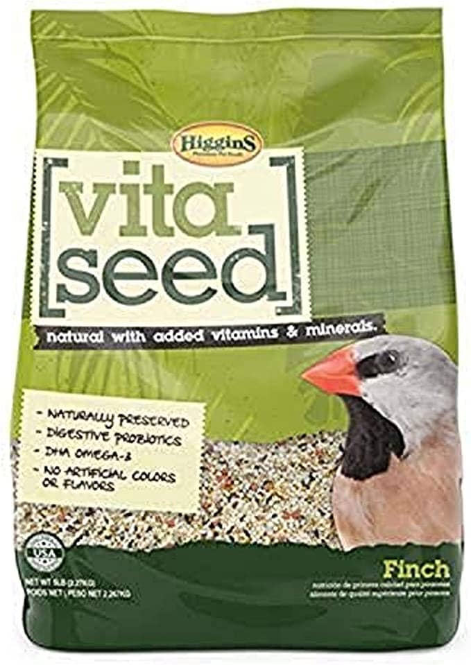 Higgins Nederlands Vita Seed Vita Finch Bird Food - 5 Lbs  