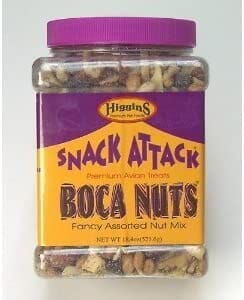 Higgins Sunburst Gourmet Boca Nuts (In Shell) Bird Treats - 20 Lbs  