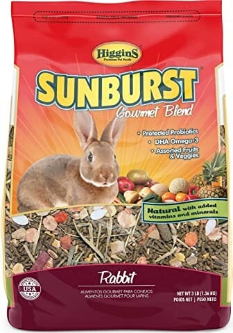 Higgins Sunburst Gourmet Diet Rabbit Small Animal Food - 3 Lbs