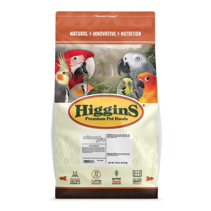 Higgins Sunburst Gourmet Mineral Grit (Fine) Bird Treats - 20 Lbs  