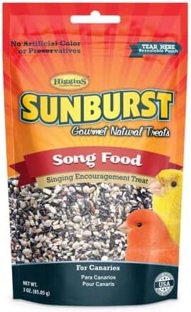 Higgins Sunburst Gourmet Song Food Bird Treats - 20 Lbs  