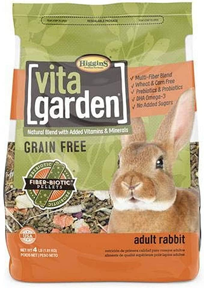 Higgins Sunburst Vita Garden Adult Rabbit Small Animal Food - 4 Lbs  